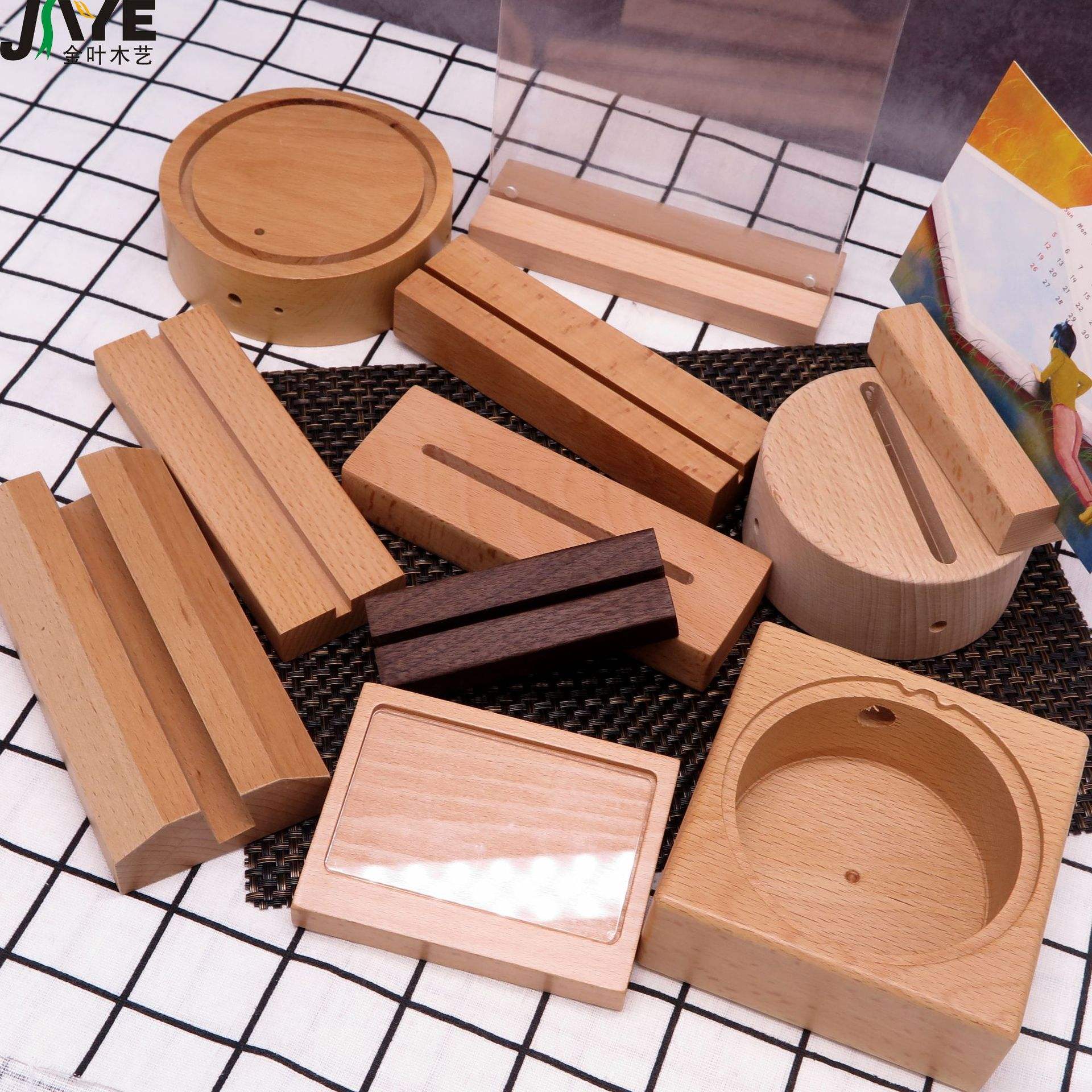 木质底座日历 自然与时间的完美融合